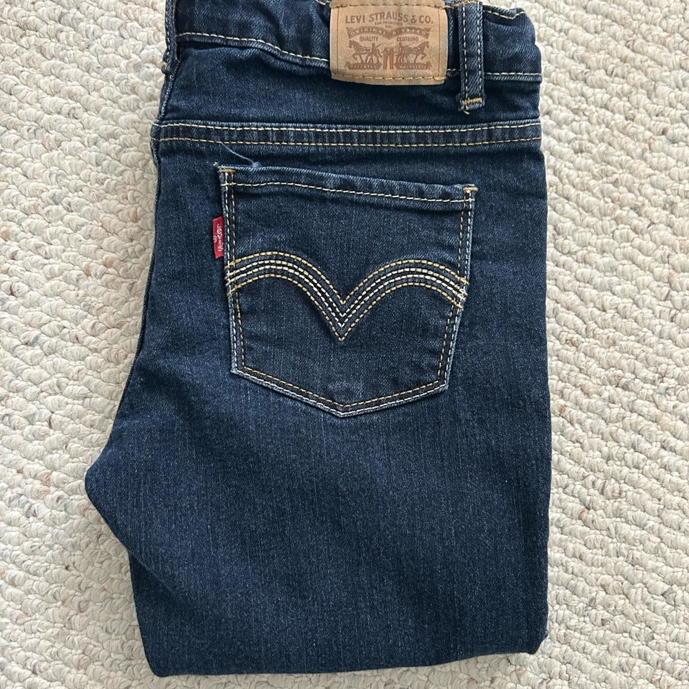 Levi's Dark Blue Denim Jeans
